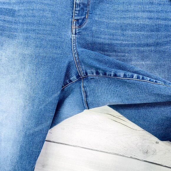 Democracy Womens Jeans Ab Technology Skinny Light Wash Stretch Denim Size 24W - Picture 7 of 13